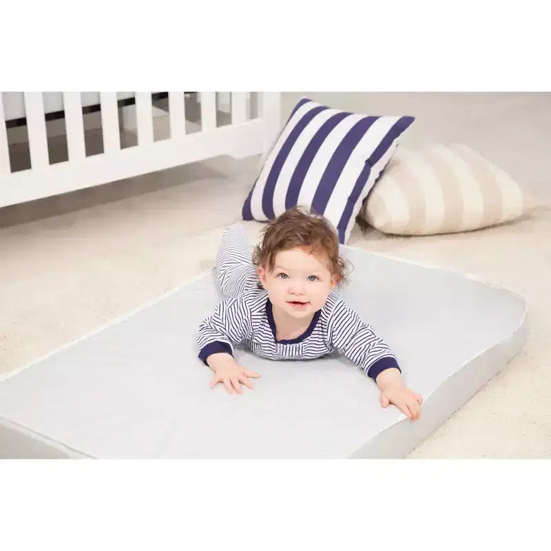 DaVinci Complete Slumber Mini Crib Mattress, Greenguard Gold Certified: Medium Firm, 4.5" Thickness, 100% Organic Cotton Cover