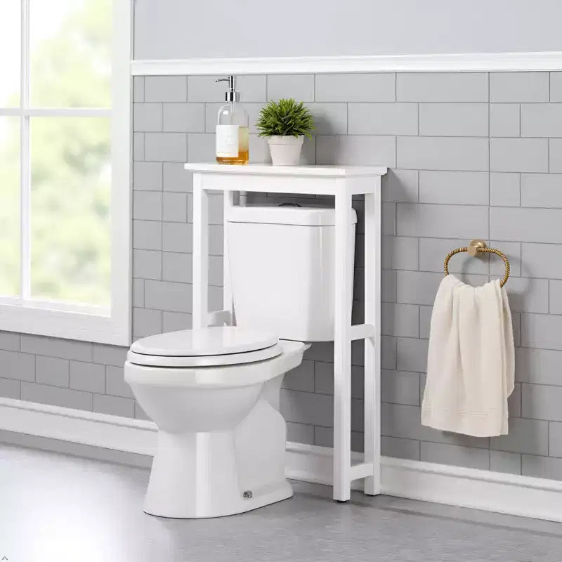 Dorset Over The Toilet Etagere White - Alaterre Furniture
