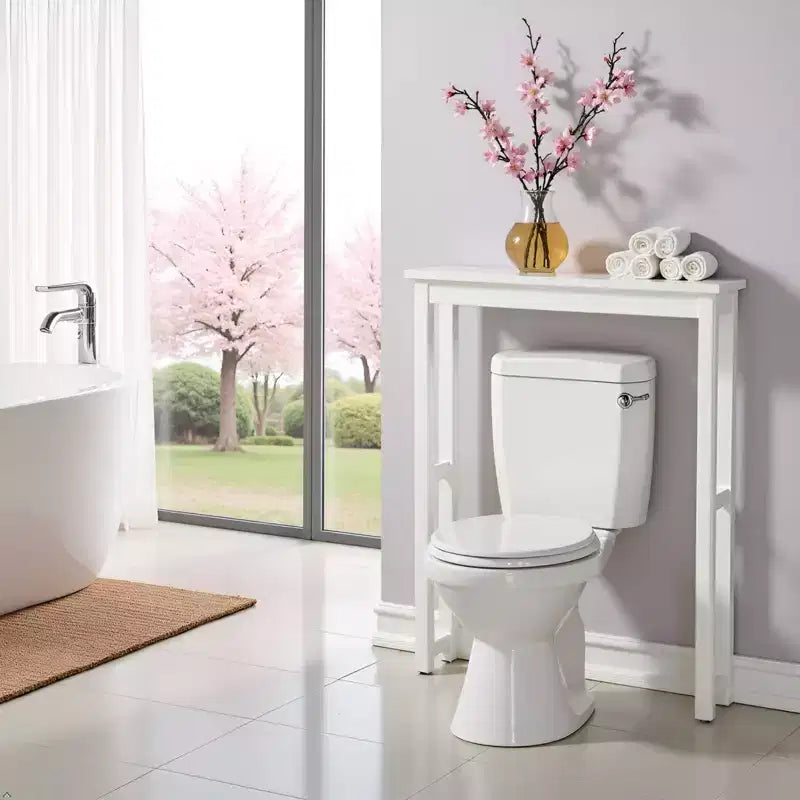 Dorset Over The Toilet Etagere White - Alaterre Furniture
