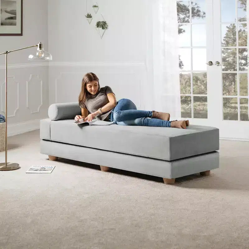 Jaxx Alon Daybed / Fold-Out Queen-Size Sleeper - Microvelvet
