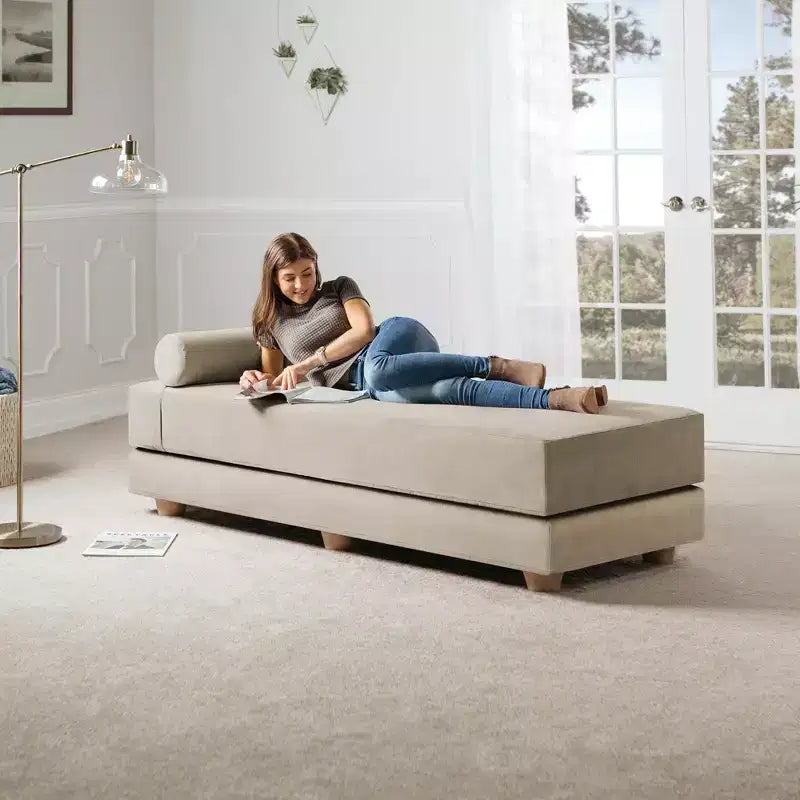 Jaxx Alon Daybed / Fold-Out Queen-Size Sleeper - Microvelvet
