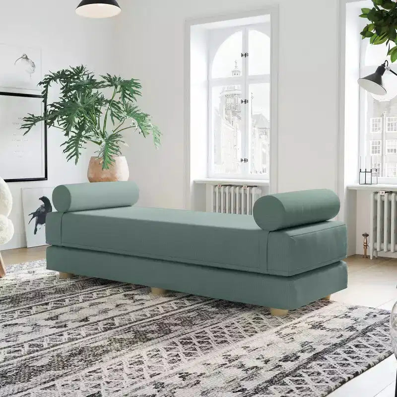 Jaxx Alon Daybed / Fold-Out Queen-Size Sleeper - Microvelvet