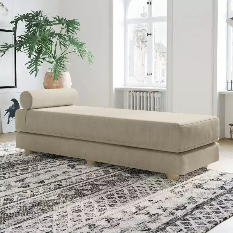 Jaxx Alon Daybed / Fold-Out Queen-Size Sleeper - Microvelvet