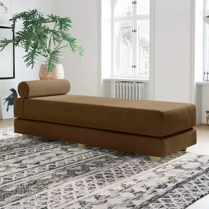 Jaxx Alon Daybed / Fold-Out Queen-Size Sleeper - Microvelvet