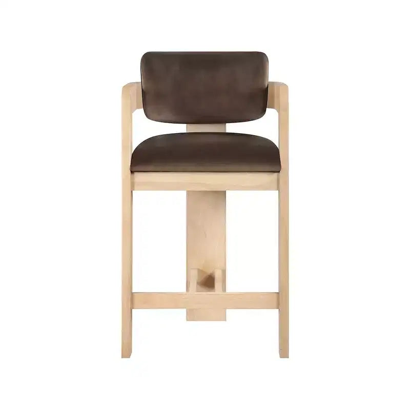 Meridian Furniture Sacha Velvet Bar Stool