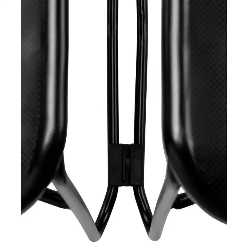 2pk Multi Purpose Ultra Compact Stack Chair Black - Hampden Furnishings: Sled Base, Polypropylene, No Assembly Required