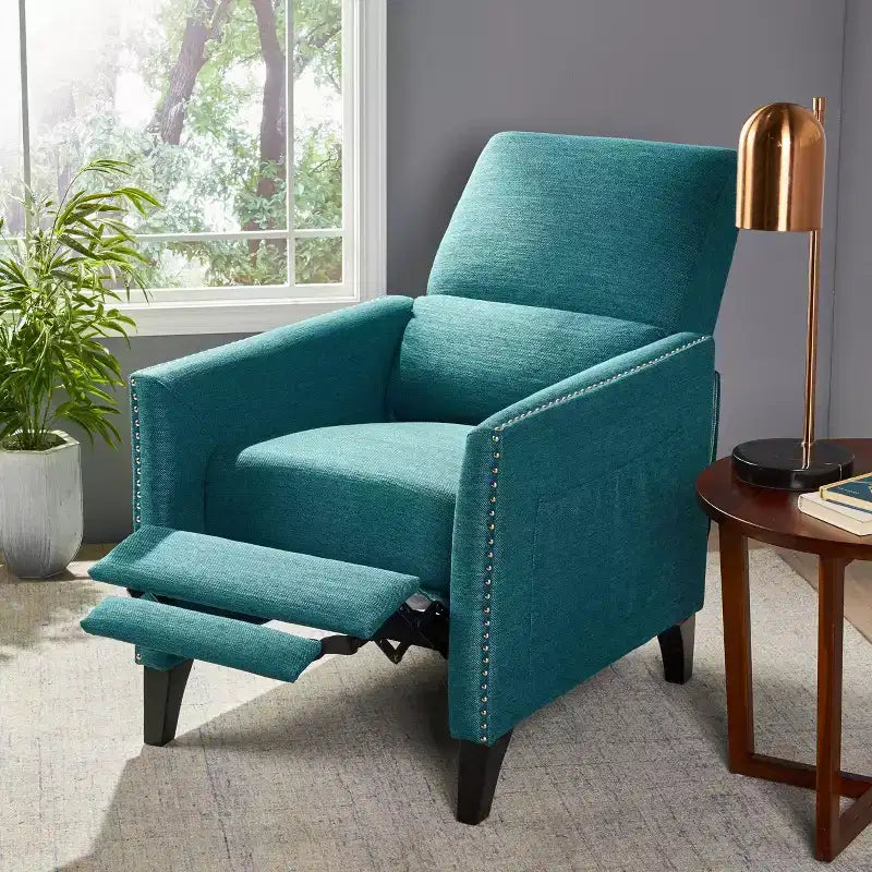 Alscot Contemporary Push Back Recliner - Christopher Knight Home